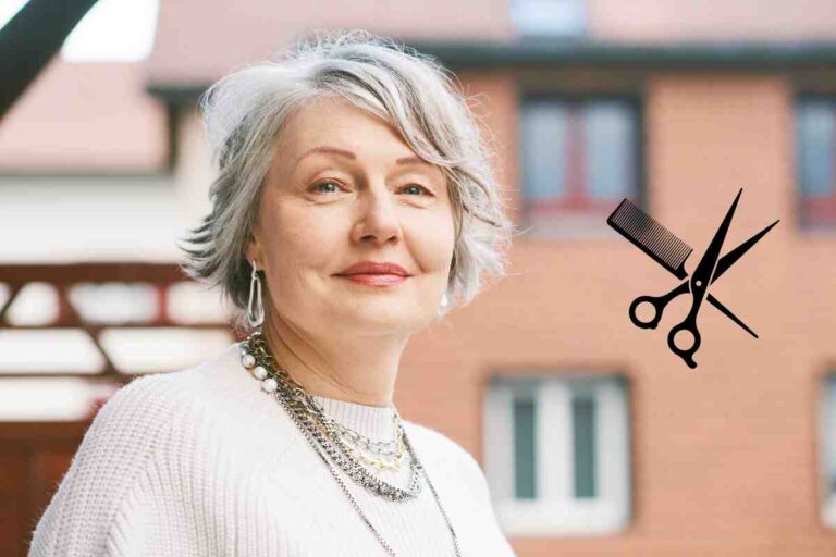 coupe de cheveux court femme 60 ans visage rond