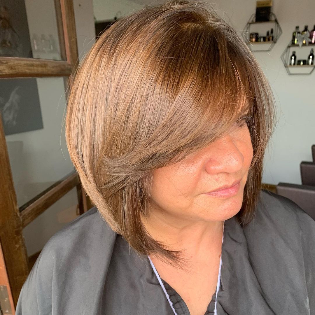 Coupe De Cheveux Femme 60 Ans Visage Rond
