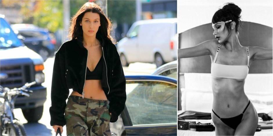 combien pese Bella Hadid