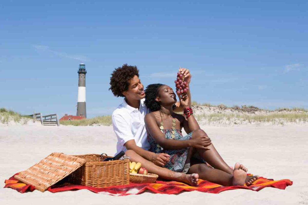 Jeu d'amour à la plage : Le pique nique mystere