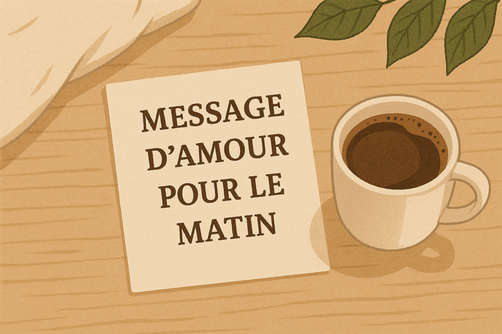 messages d'amour matinaux