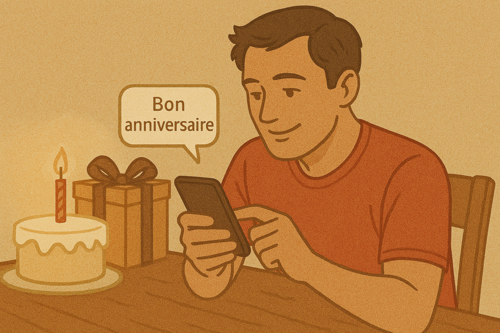 message amoureux d'anniversaire