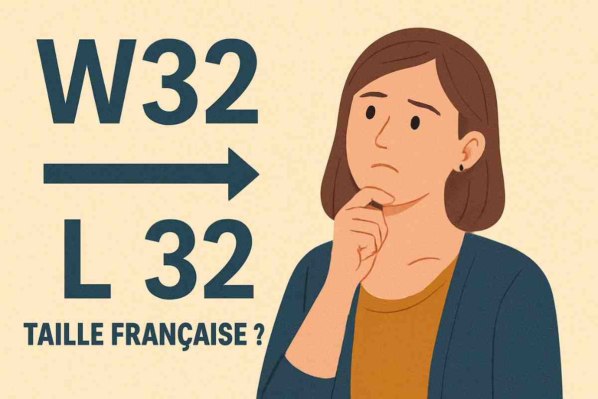 Quelle est la taille W32 L32 en France ?
