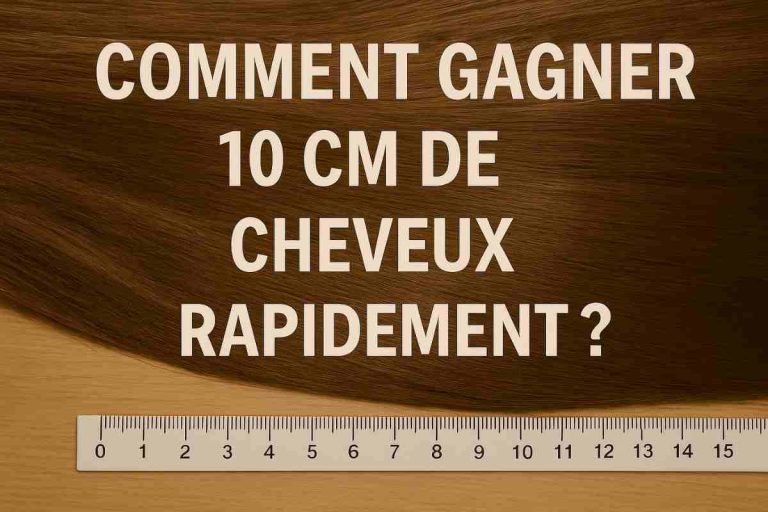 Comment gagner 10 cm de cheveux rapidement