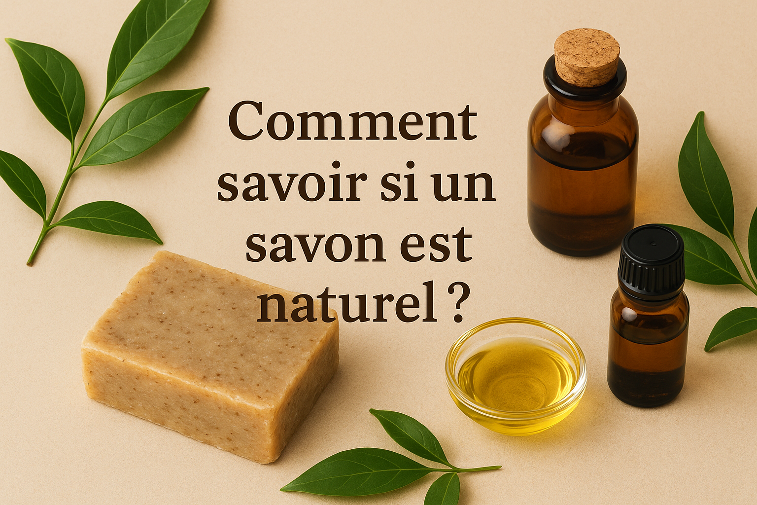 Comment savoir si un savon est naturel ?