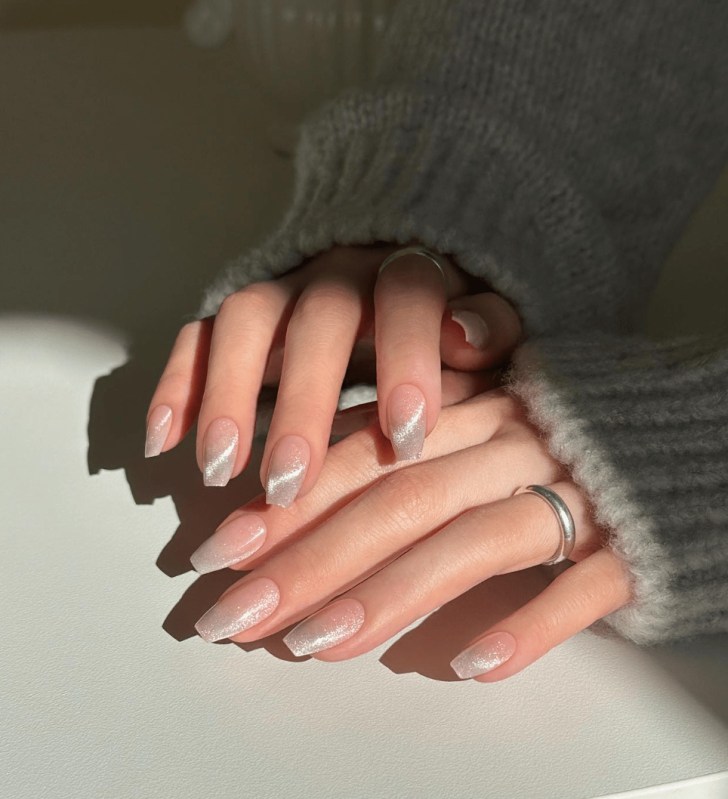 Ongles mariage dégradé 