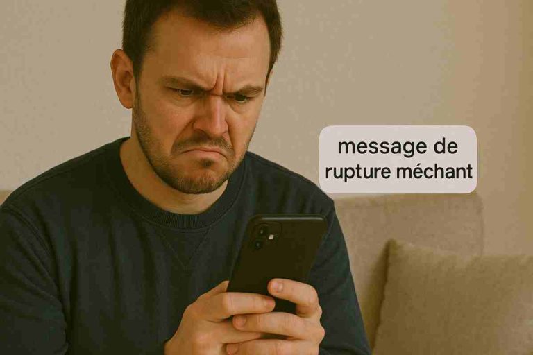 message de rupture méchant